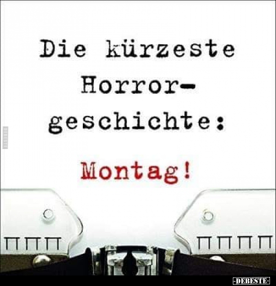Die kürzeste Horror-geschichte: - Lustige Bilder | DEBESTE.de