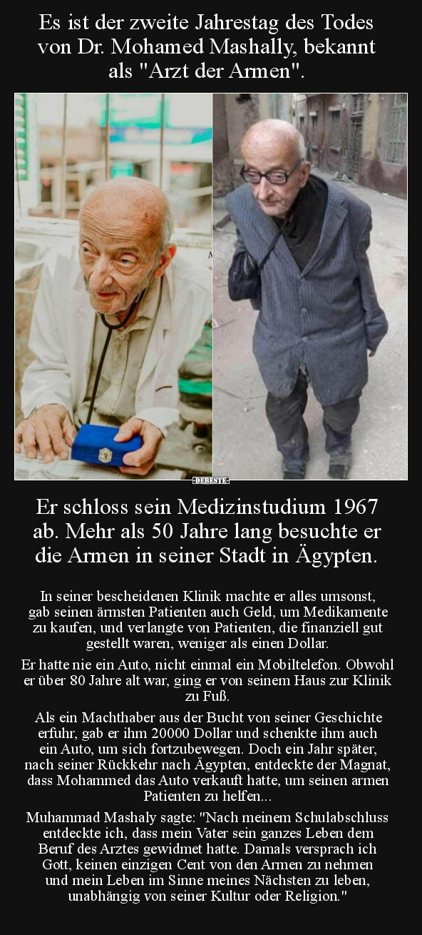 Es ist der zweite Jahrestag des Todes von Dr. Mohamed.. - Lustige Bilder | DEBESTE.de