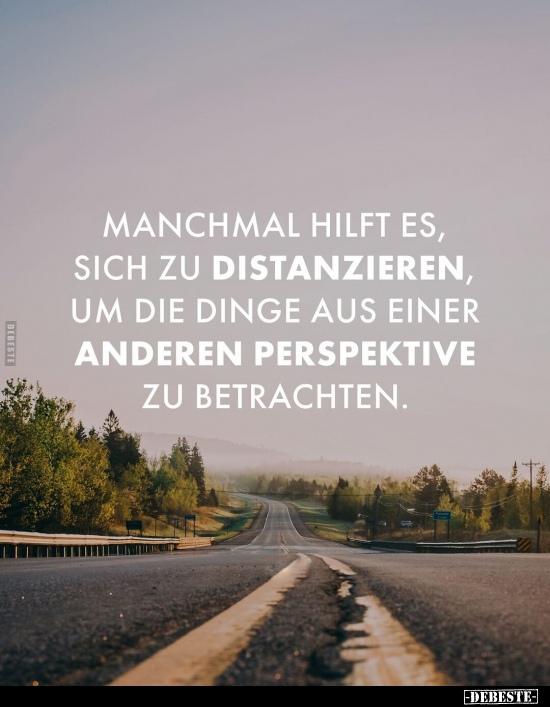 Manchmal hilft es, sich zu distanzieren.. - Lustige Bilder | DEBESTE.de