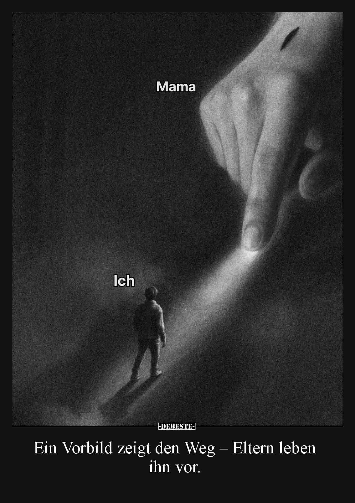 Ein Vorbild zeigt den Weg – Eltern leben ihn vor.