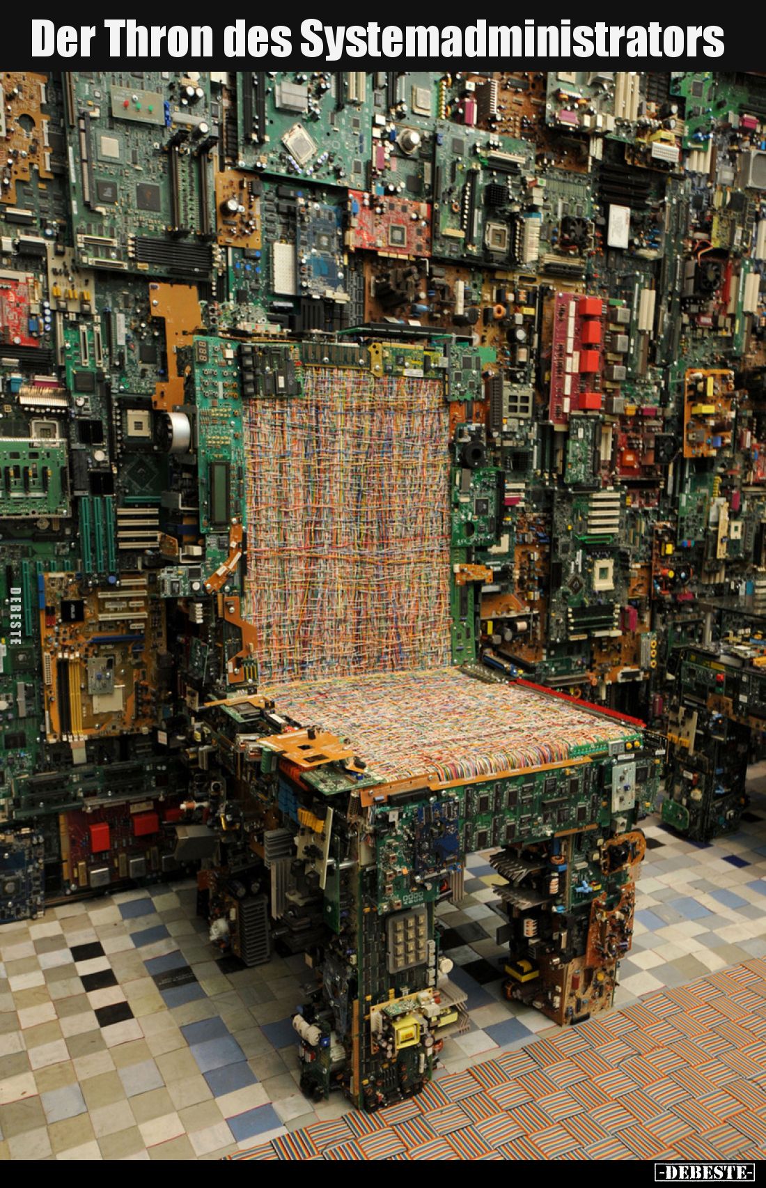 Der Thron des Systemadministrators.. - Lustige Bilder | DEBESTE.de