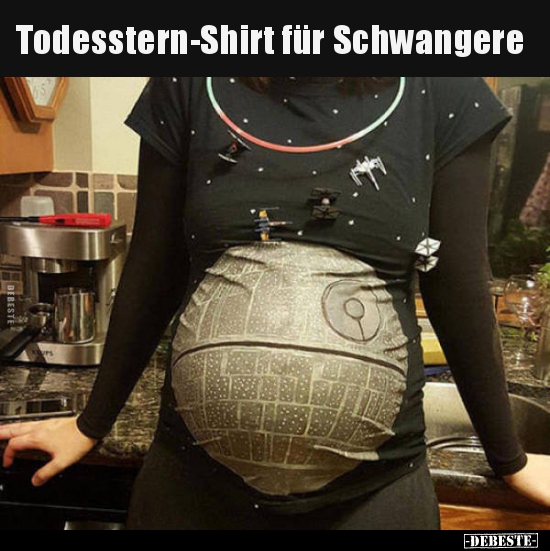 Todesstern-Shirt für Schwangere.. - Lustige Bilder | DEBESTE.de