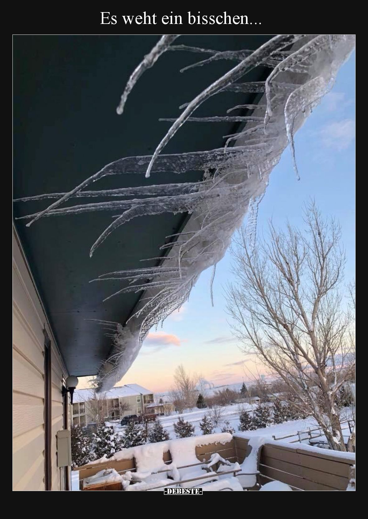 Es weht ein bisschen.