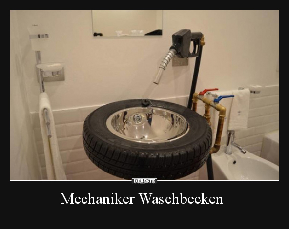 Mechaniker Waschbecken.. - Lustige Bilder | DEBESTE.de