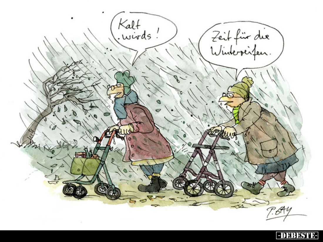 Kalt wirds!
Zeit für die Winterreifen.