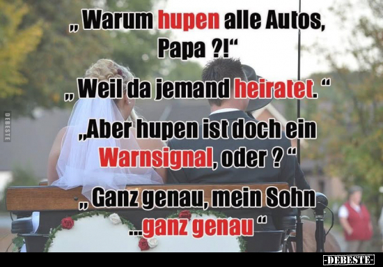 "Warum hupen alle Autos, Papa?!".. - Lustige Bilder | DEBESTE.de