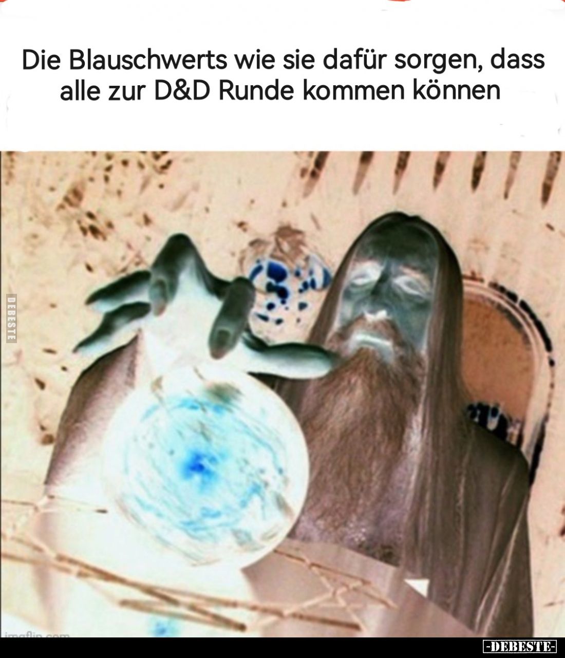 Die Blauschwerts wie sie dafür sorgen, dass alle zur D&D Runde kommen können