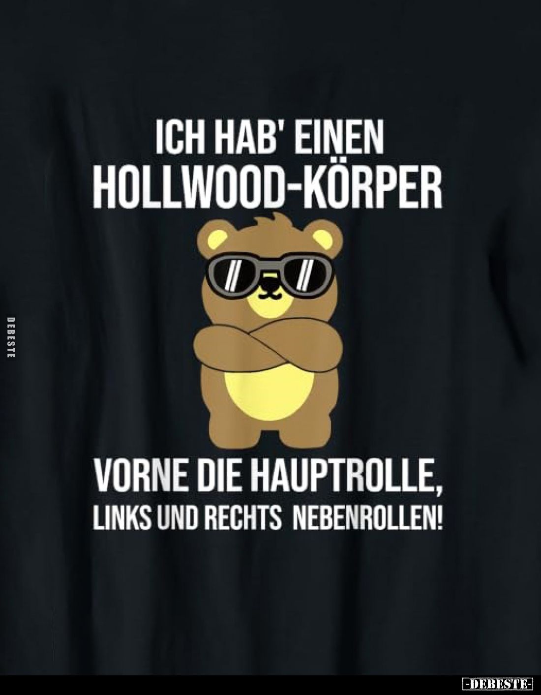 Ich hab' einen Hollywood-Körper
-
Vorne die Hauptrolle, links und rechts Nebenrollen!