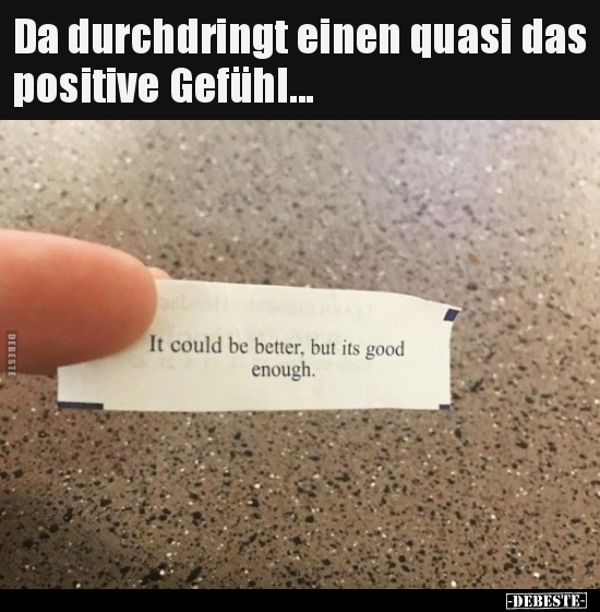 Da durchdringt einen quasi das positive Gefühl... - Lustige Bilder | DEBESTE.de