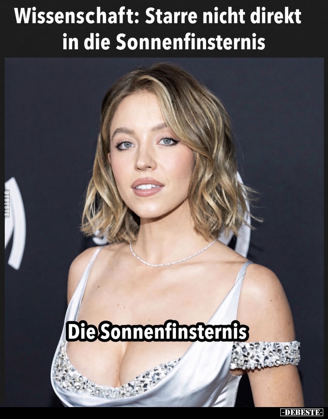 Wissenschaft: Starre nicht direkt in die Sonnenfinsternis.
Die Sonnenfinsternis.