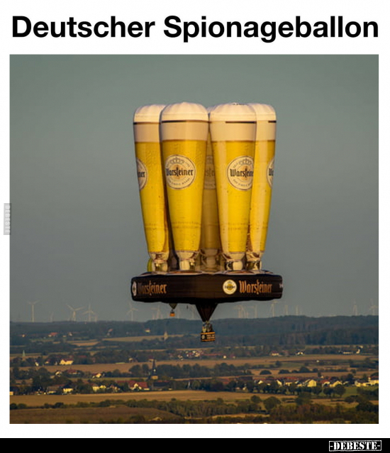 Deutscher Spionageballon... - Lustige Bilder | DEBESTE.de