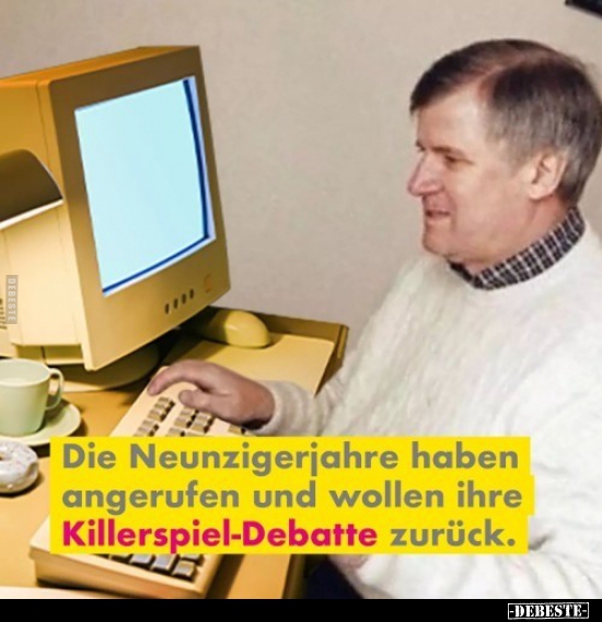 Die Neunzigerjahre haben angerufen und wollen ihre..