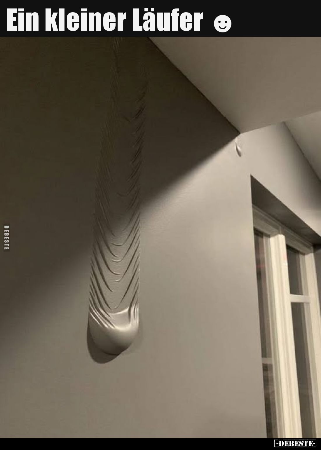 Ein kleiner Läufer.