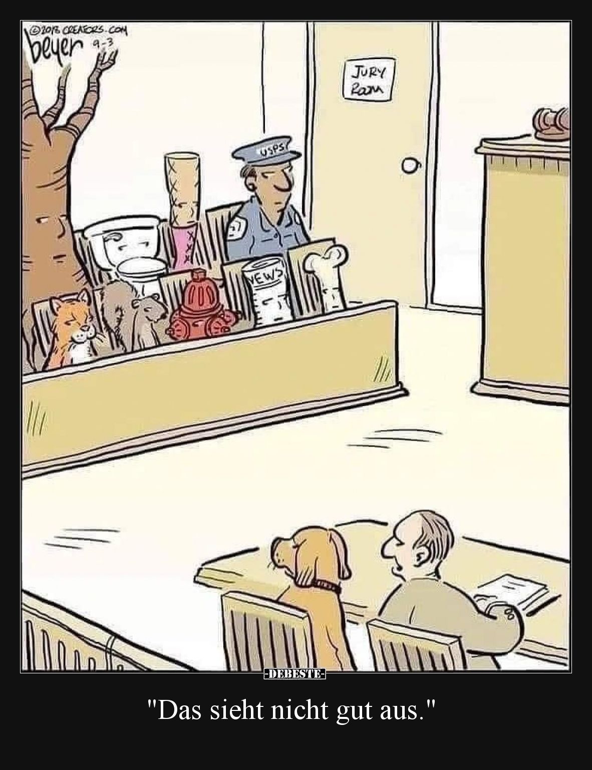 Das sieht nicht gut aus.