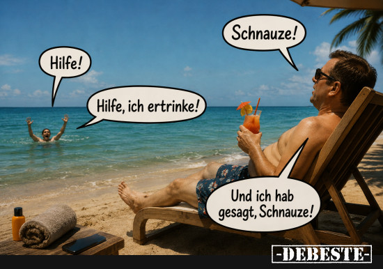 Wenn du Urlaub hast, bist du im Urlaub. Punkt! - Lustige Bilder | DEBESTE.de