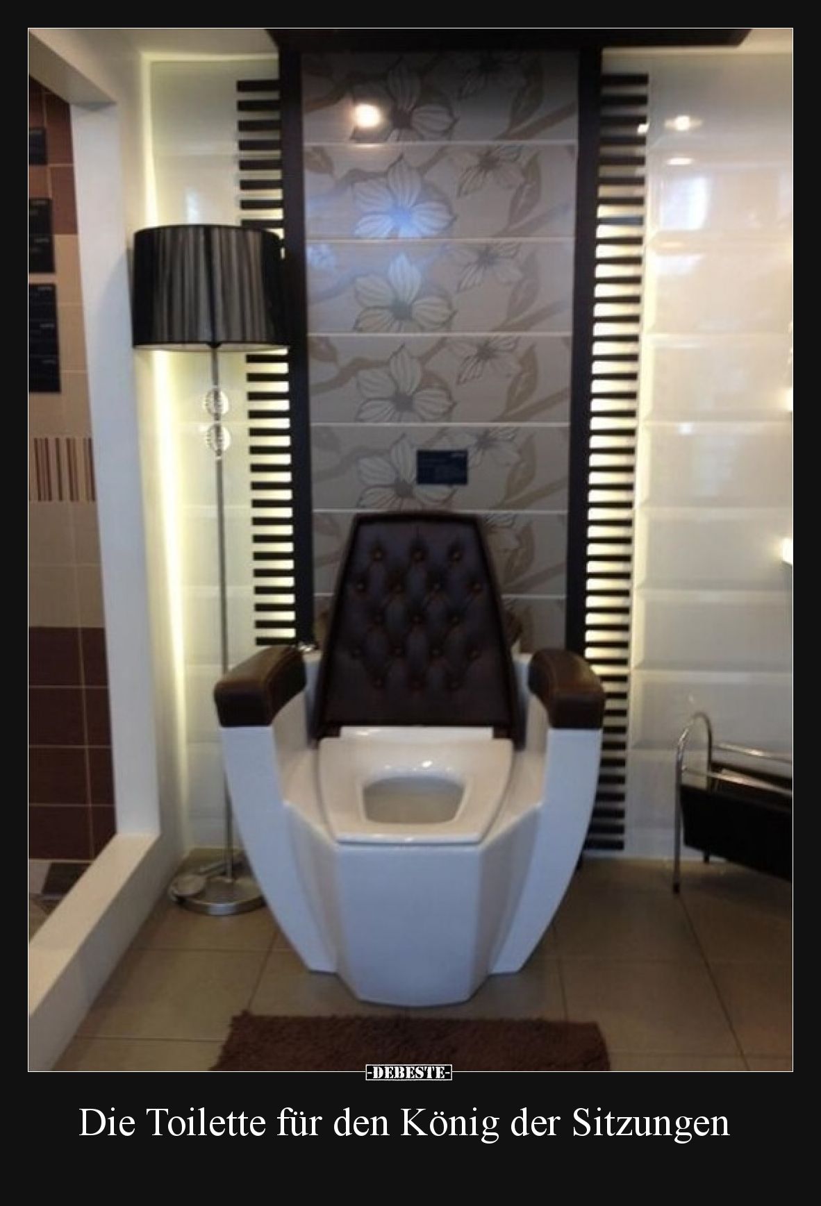 Die Toilette für den König der Sitzungen.. - Lustige Bilder | DEBESTE.de