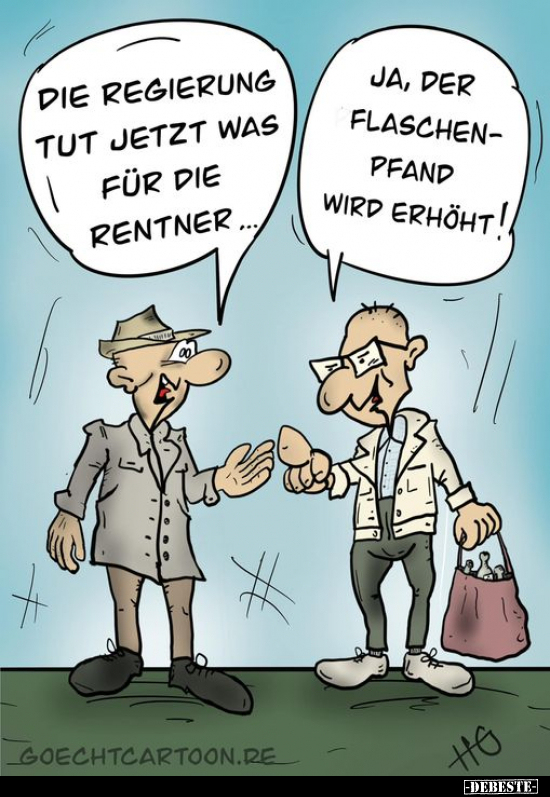 Die Regierung tut jetzt was für die Rentner... - Lustige Bilder | DEBESTE.de