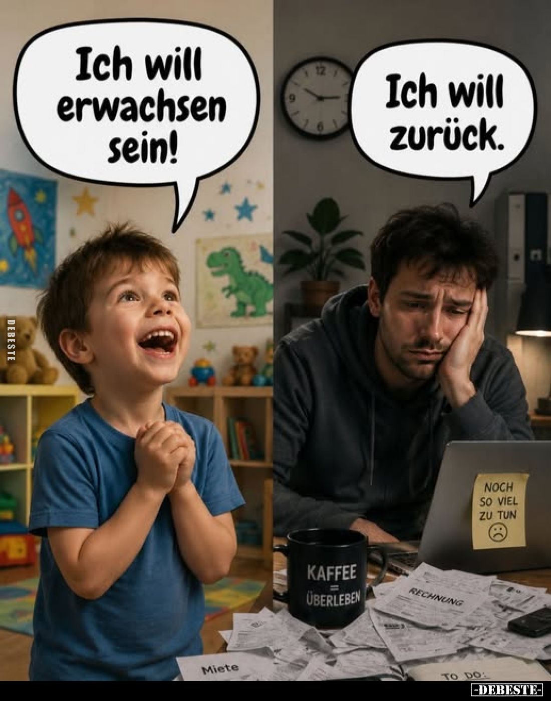 Ich will erwachsen sein!

Ich will zurück.