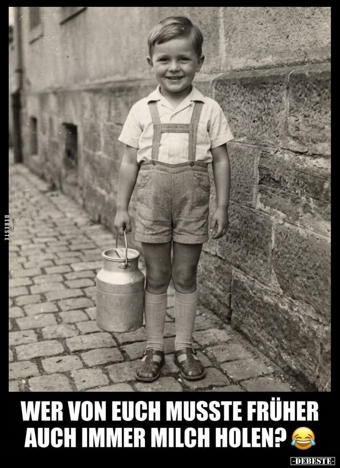 Wer von euch musste früher auch immer Milch holen?