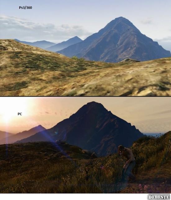 GTA V  - PC vs. PS3/360 - Lustige Bilder | DEBESTE.de