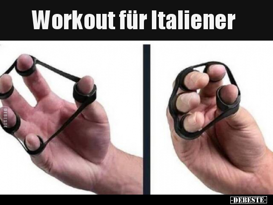 Workout für Italiener.. - Lustige Bilder | DEBESTE.de