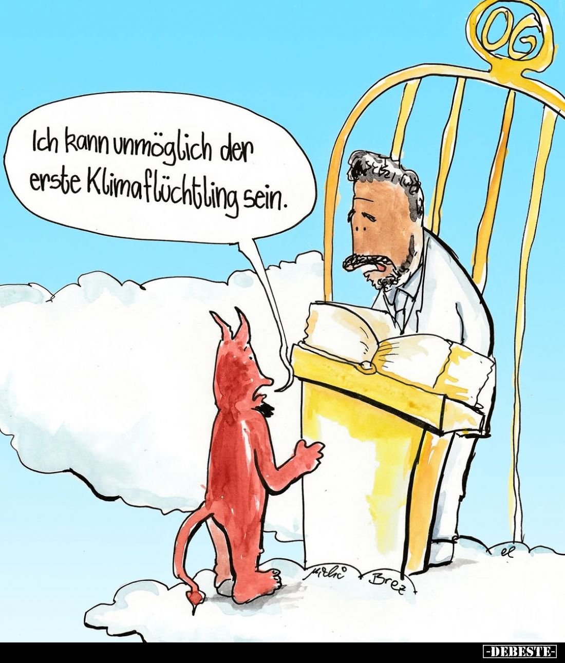 Ich kann unmöglich der erste Klimaflüchtling sein.