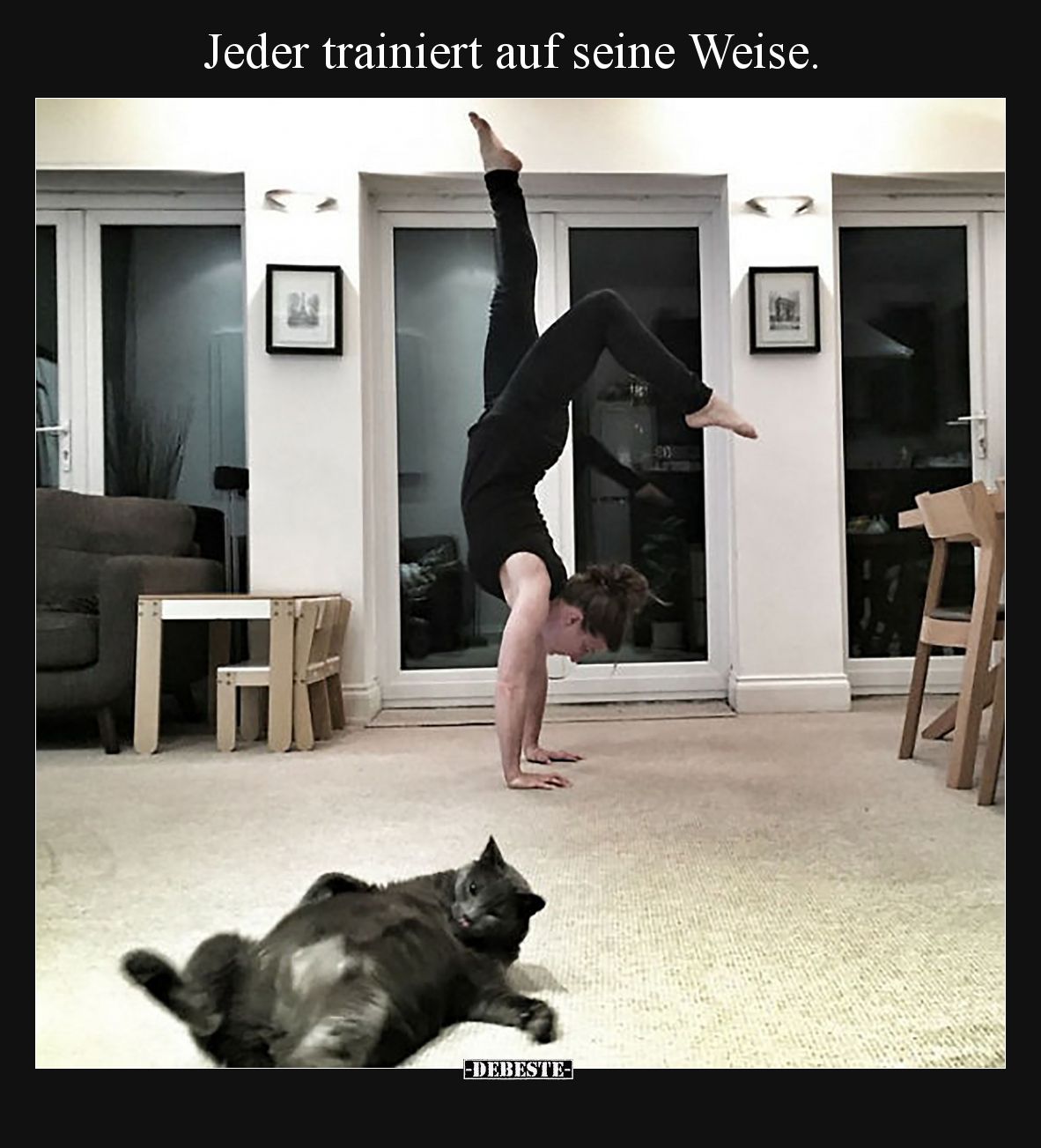 Jeder trainiert auf seine Weise.