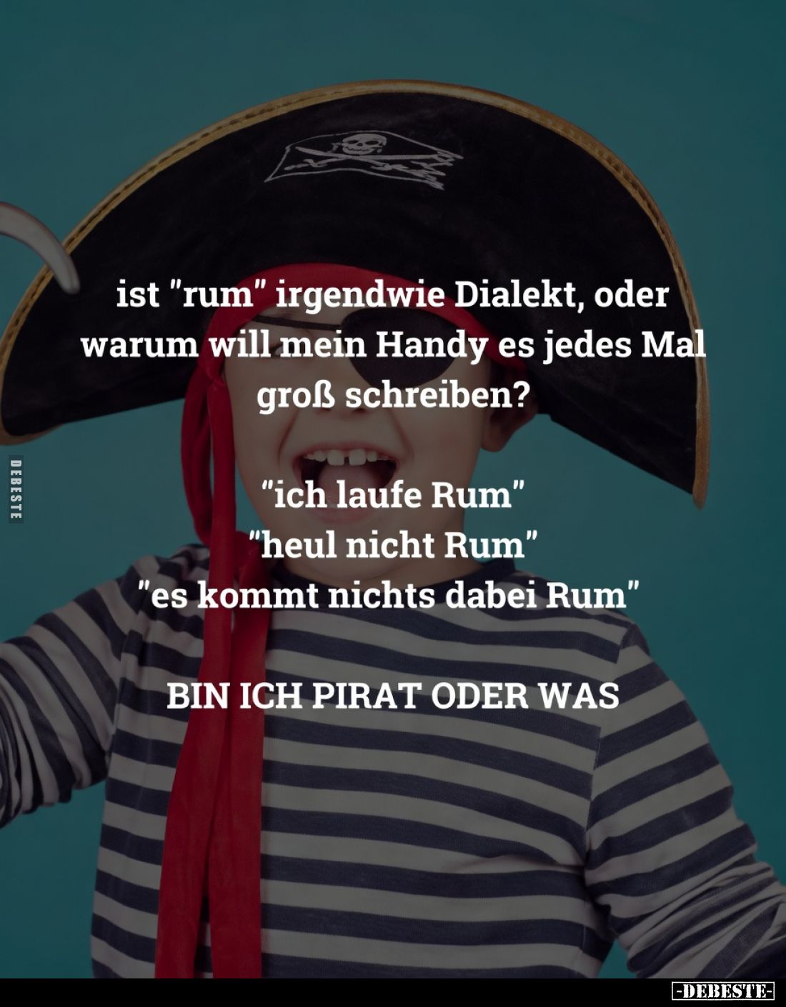 Ist "rum" irgendwie Dialekt, oder warum will mein Handy es jedes Mal groß schreiben?

"Ich laufe Rum"
...