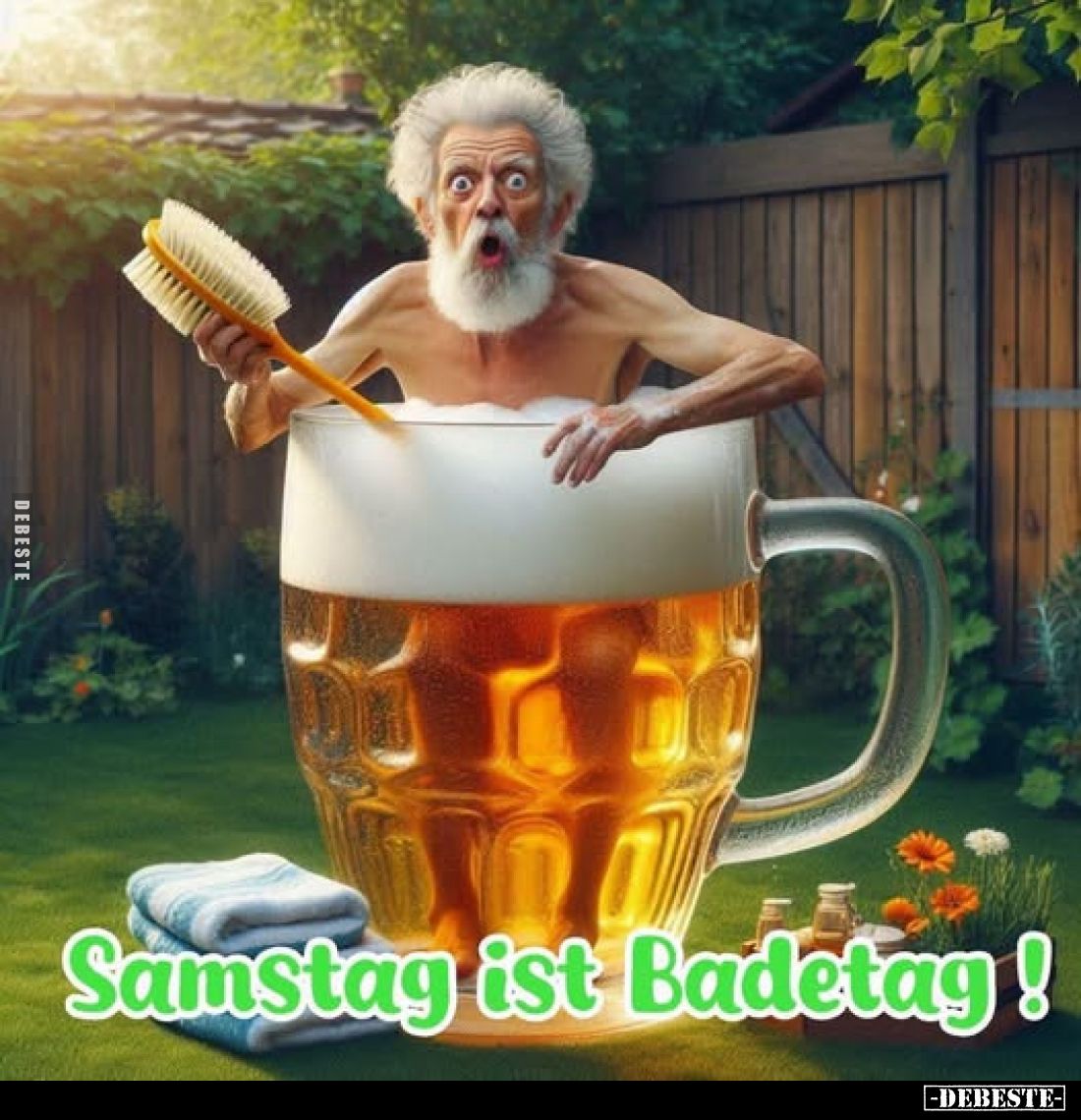 Samstag ist Badetag !