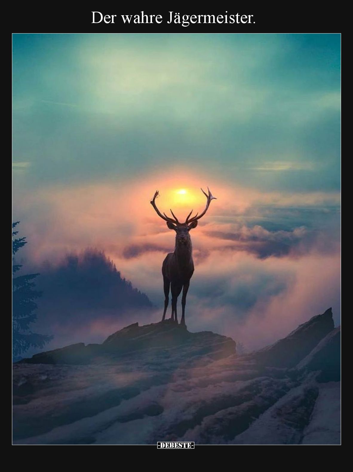 Der wahre Jägermeister.