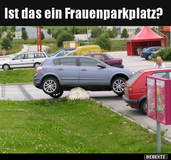 Ist das ein Frauenparkplatz?.. - Lustige Bilder | DEBESTE.de