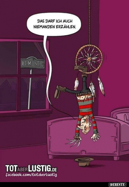 Das darf ich auch niemanden erzählen...
