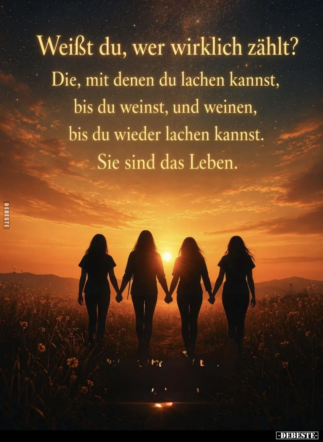 Weißt du, wer wirklich zählt?... - Lustige Bilder | DEBESTE.de