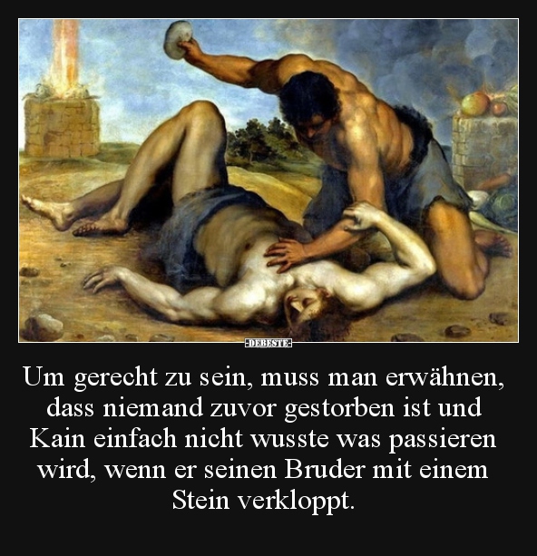 Um gerecht zu sein, muss man erwähnen, dass niemand zuvor..