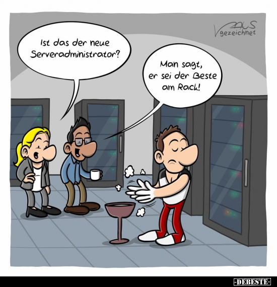 Ist das der neue Serveradministrator?.. - Lustige Bilder | DEBESTE.de