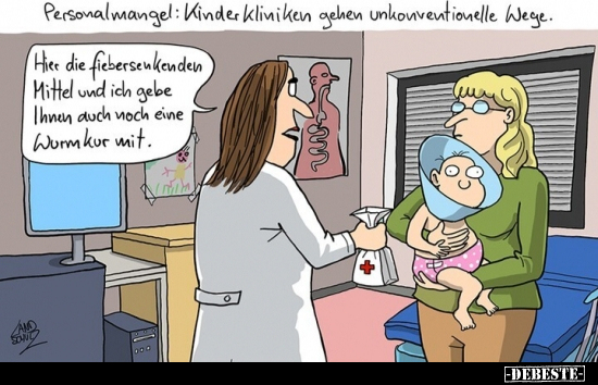 Personalmangel: Kinder kliniken gehen unkonventionelle.. - Lustige Bilder | DEBESTE.de