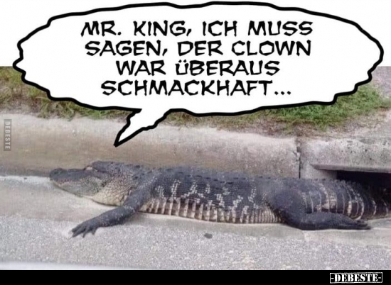 Mr. King, ich muss sagen.. - Lustige Bilder | DEBESTE.de
