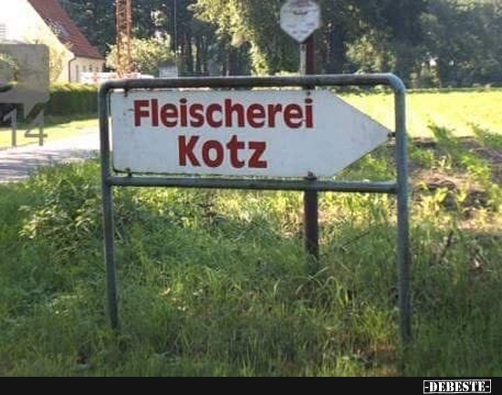 Fleischerei Kotz. - Lustige Bilder | DEBESTE.de