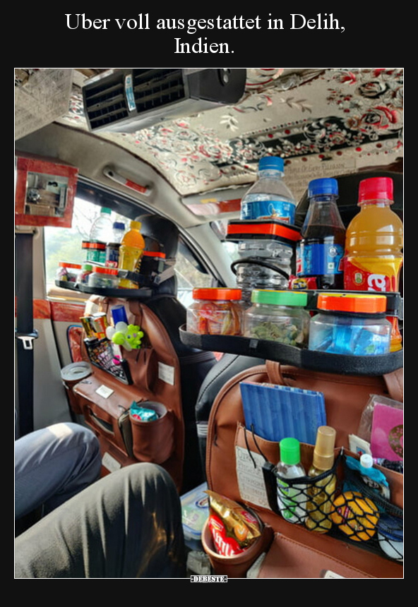 Uber voll ausgestattet in Delih, Indien... - Lustige Bilder | DEBESTE.de