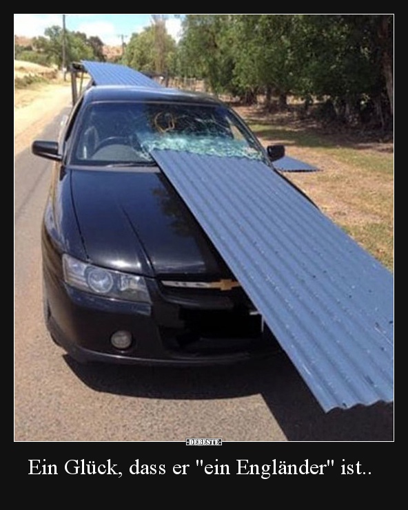 Ein Glück, dass er "ein Engländer" ist..