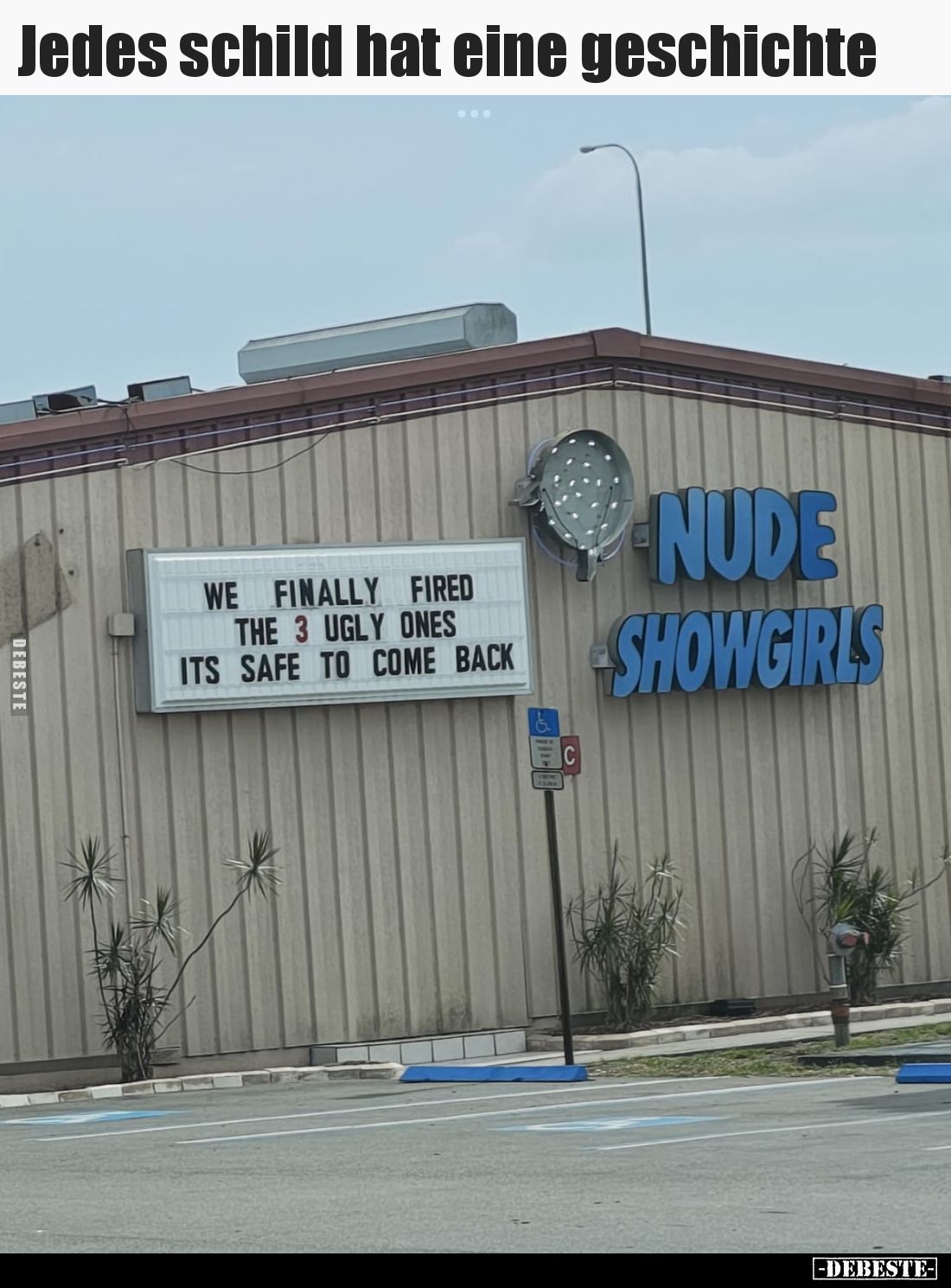 Jedes schild hat eine geschichte..