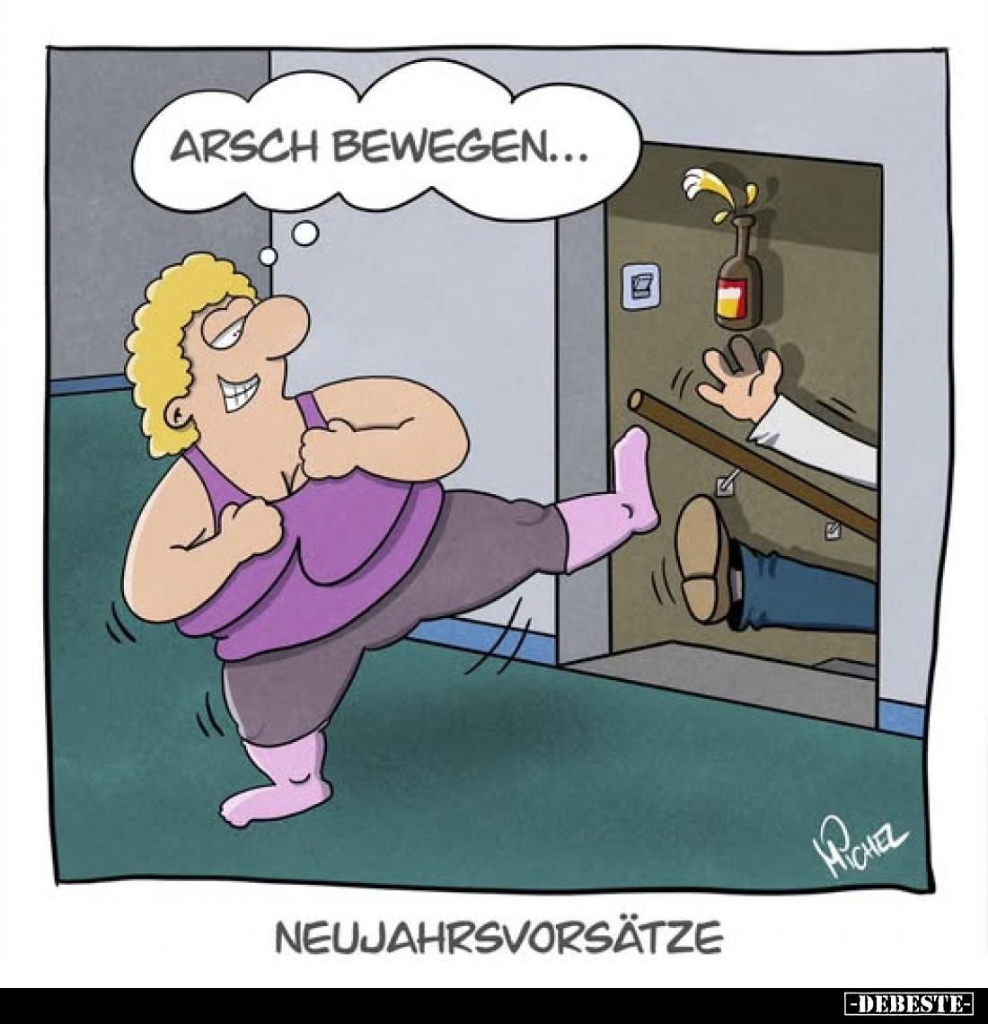 Arsch bewegen...

Neujahrsvorsätze