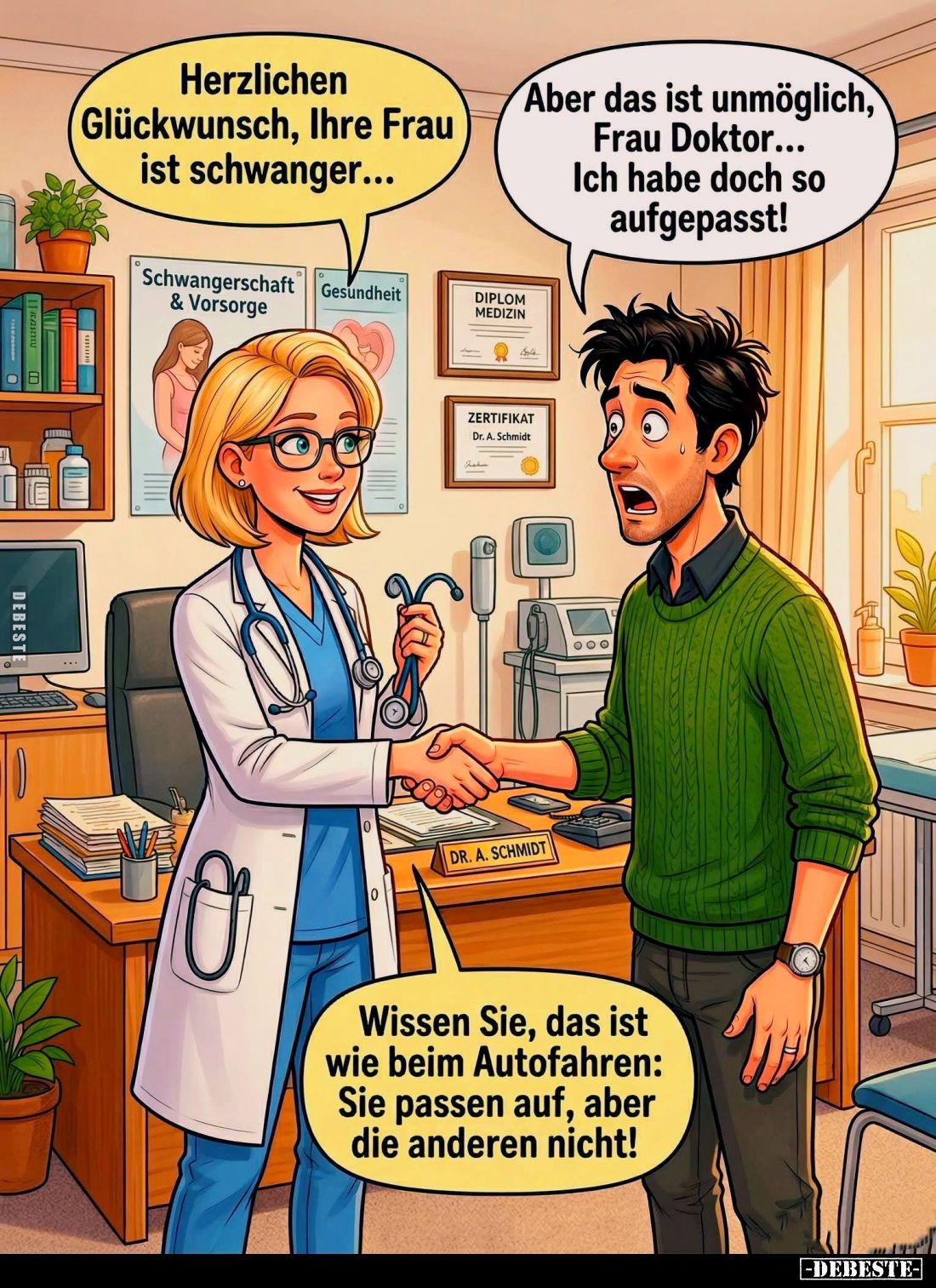 Herzlichen Glückwunsch, Ihre Frau ist schwanger... - Lustige Bilder | DEBESTE.de