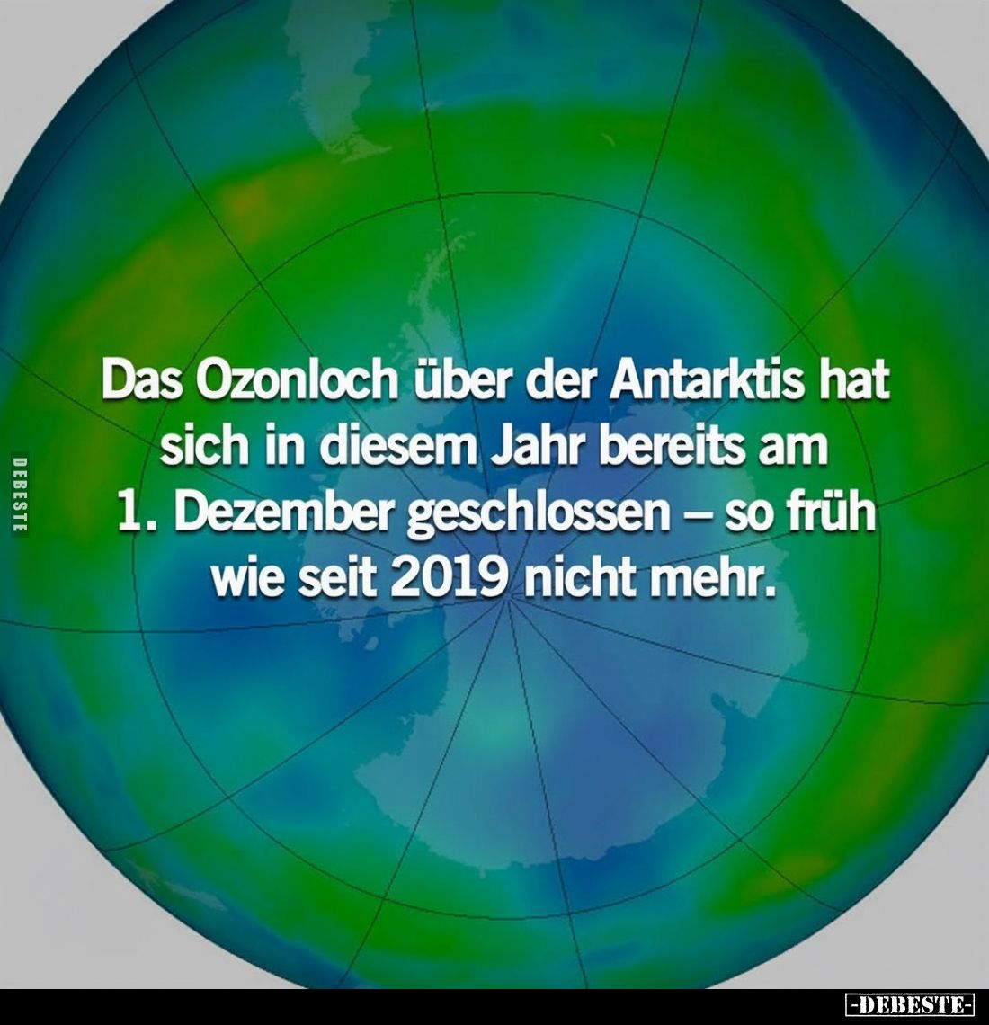 Das Ozonloch über der Antarktis hat sich in diesem Jahr.. - Lustige Bilder | DEBESTE.de