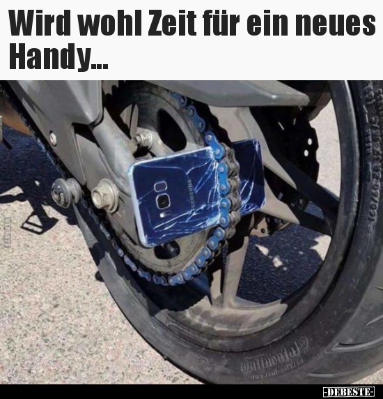 Wird wohl Zeit für ein neues Handy... - Lustige Bilder | DEBESTE.de