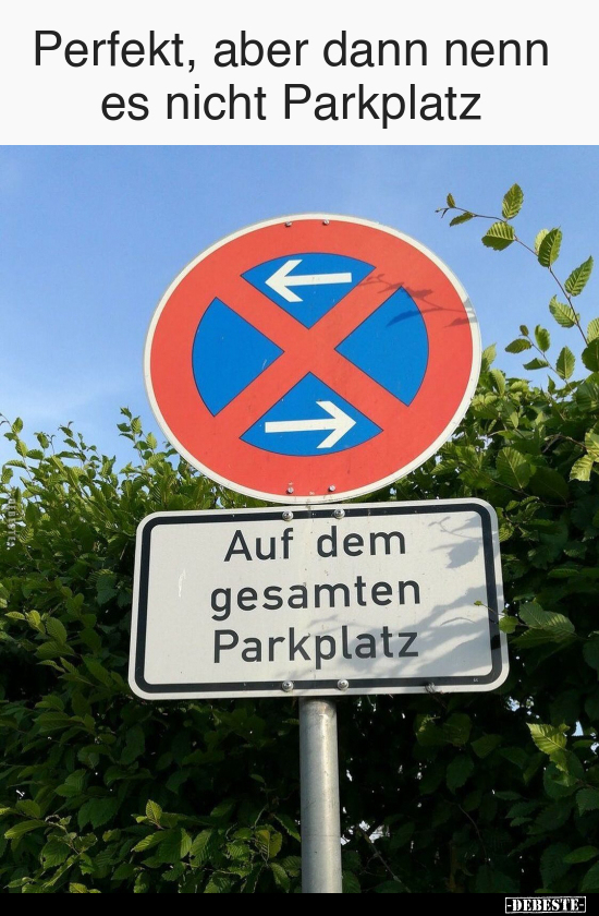 Auf dem gesamten Parkplatz.. - Lustige Bilder | DEBESTE.de