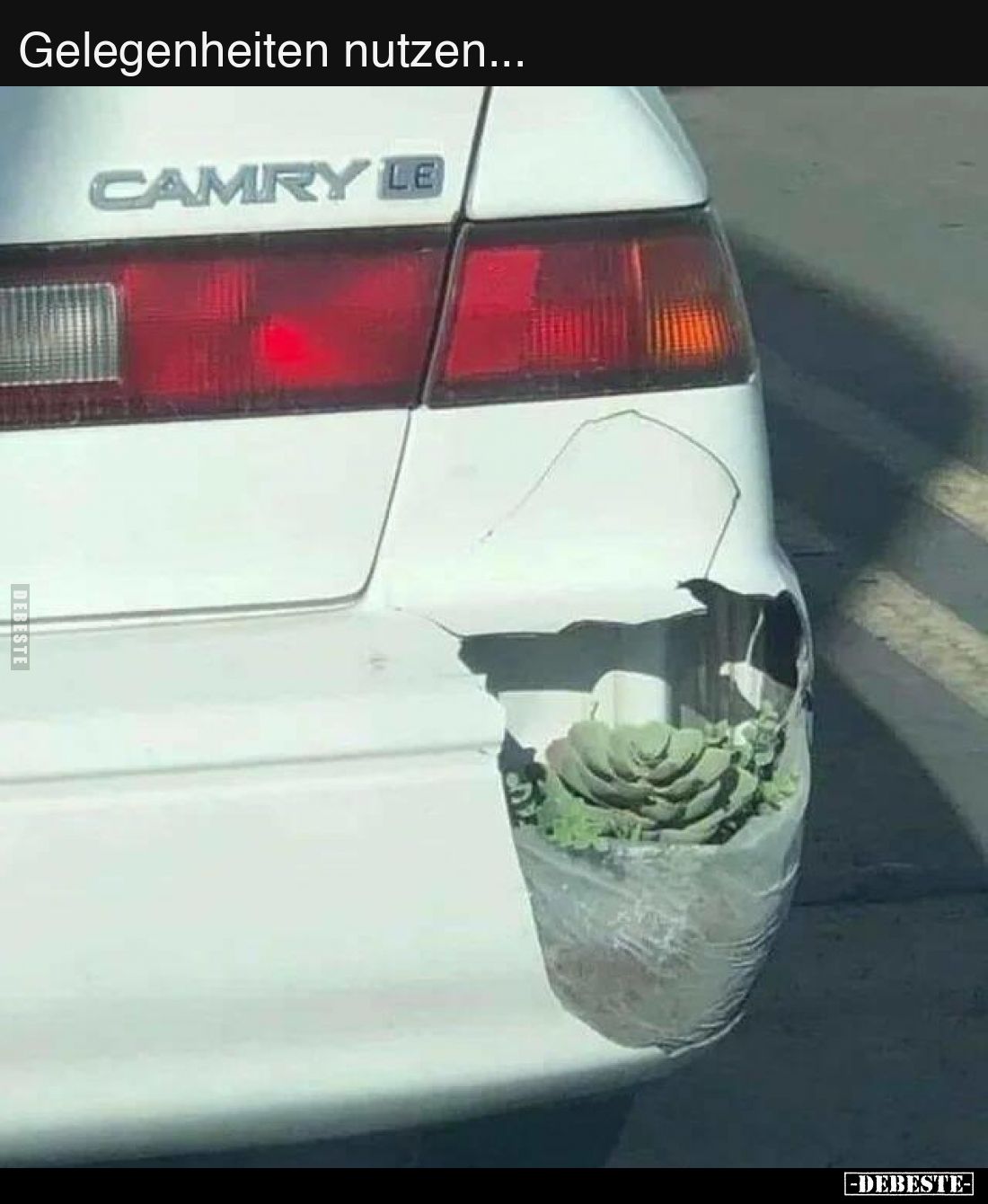 Gelegenheiten nutzen...