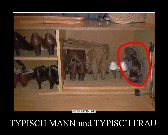 TYPISCH MANN und TYPISCH FRAU - Lustige Bilder | DEBESTE.de