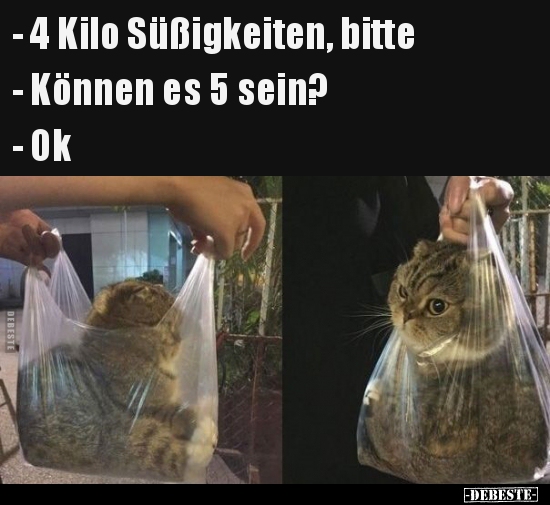 - 4 Kilo Süßigkeiten, bitte... - Lustige Bilder | DEBESTE.de