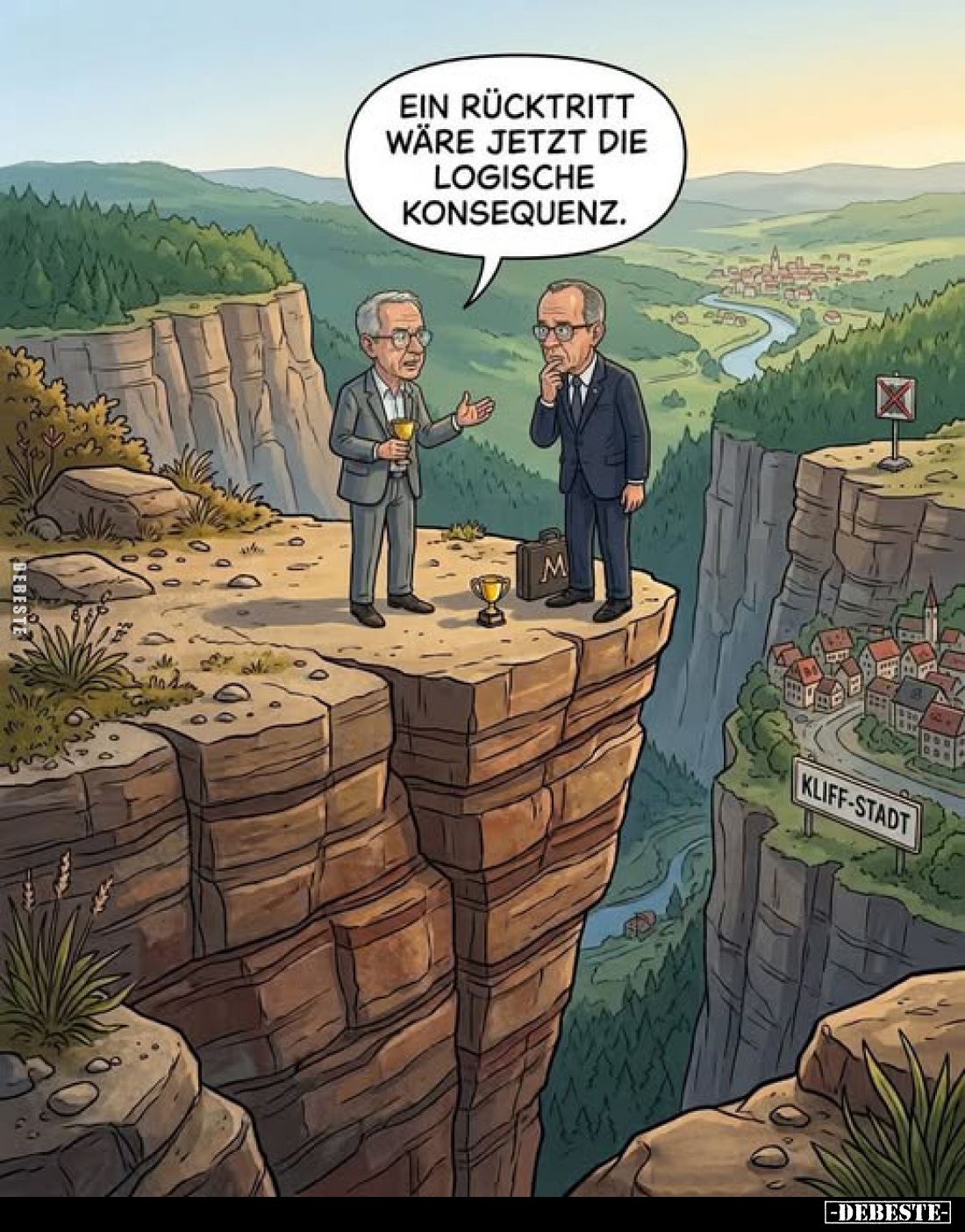Ein Rücktritt wäre jetzt die logische Konsequenz.